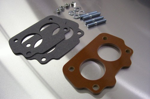 Para Rochester 2GC 2GV Carburador Grande Elevador Fenólico Aislador GM GTO Espaciador 1/4" - Imagen 3 de 3