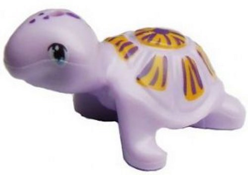 LEGO - Minifig, Animal - Turtle w/ Dark Purple Spots & Purple and