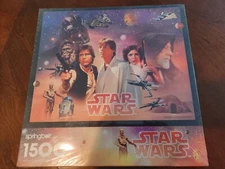 Vtg Star Wars Springbox A New Hope 1500 Piece Puzzle Sealed