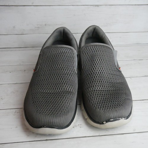 Skechers Hombres Talla 10 Ecualizador Doble Juego Zapatos Anchos Gris Sin Cordones Mocasín 51509 - Imagen 7 de 8
