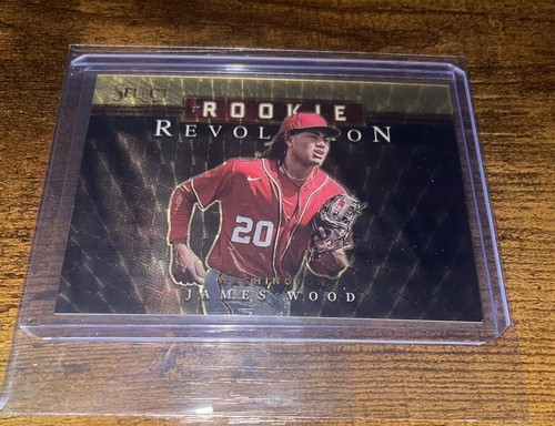 James Wood Select Rookie Revolution 2023 Gold Vinyl 1/1 Prizm Nationals