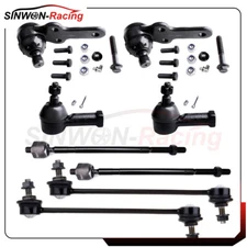 8X Front Tie Rod Ends Ball Joints Sway Bar Links Set For 2006-2011 Ford Focus