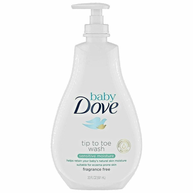 20oz Dove Tip to Toe Baby Body Wash Sensitive Moisture Eczema Tear for sale online eBay