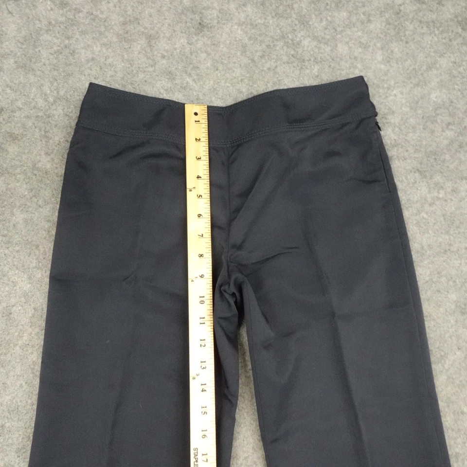 Miu Miu Pants Womens 4 Black Comfort Career Stretch Dress Italy Flat Front - Image 3 of 4