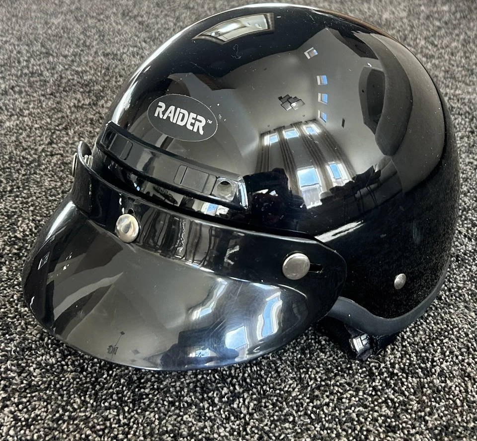 Raider черный мотоциклетный шлем точка размер M - Изображение 2 из 4