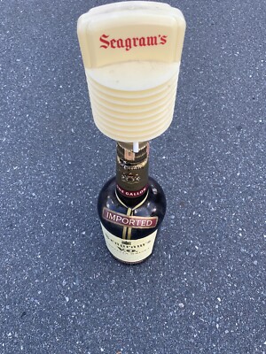 Vintage Seagram's V.O.Canadian Whisky Empty Gallon Bottle w/Pump