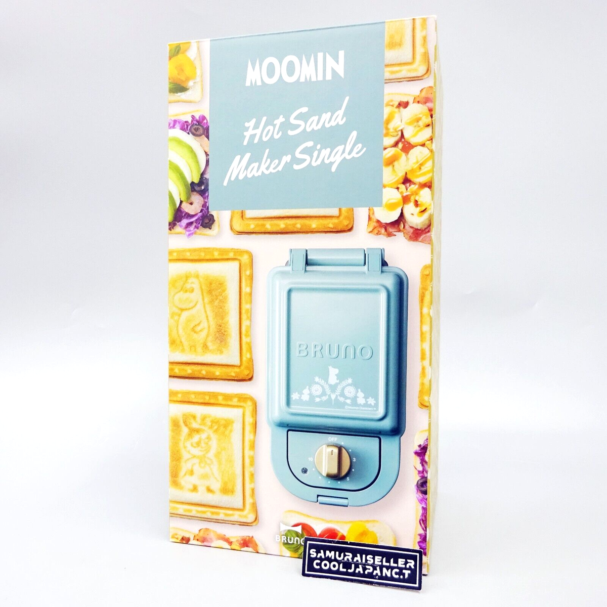MOOMIN VALLEY Sandwich Toaster Single Moomin Little My Bruno