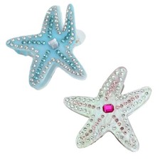 Colorful Stylish Hair Claw Starfishes Acetate Hair Clip Strong Grip Hair Clip