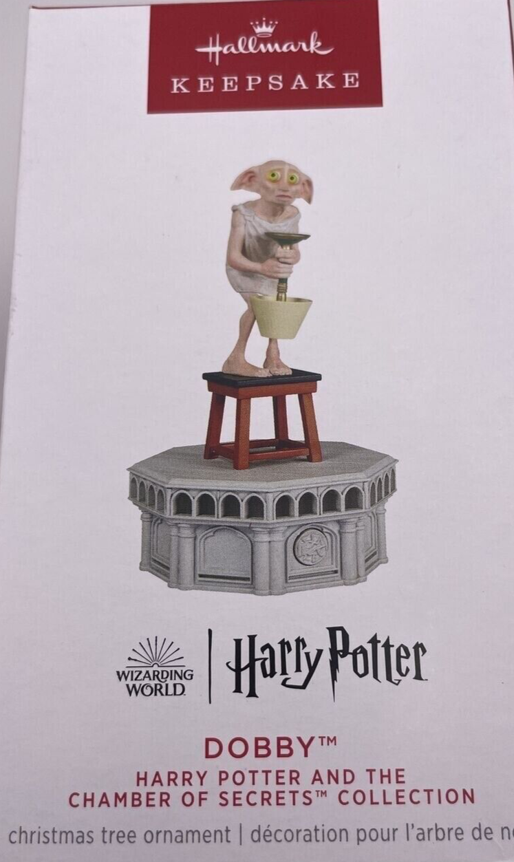 2024 Hallmark Ornament Dobby  Harry Potter Chamber of Secrets Storyteller sound
