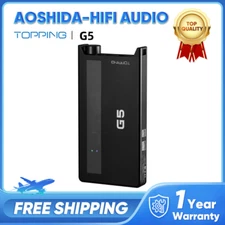 TOPPING G5 Portable DAC AMP ES9068AS LDAC Hi-res Audio USB Bluetooth AUX Input