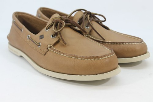 Tan/Cream Boat Shoes 15M (ZAP12559 