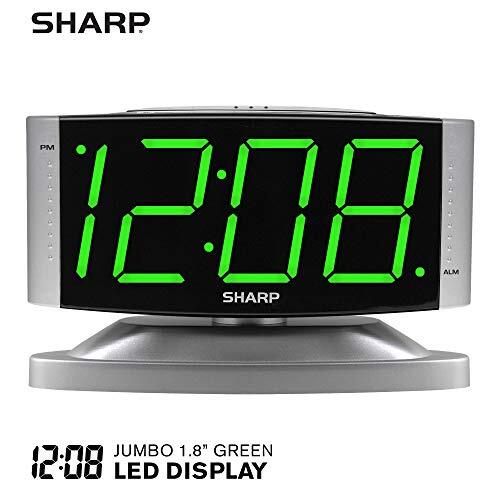 Home LED Digital Alarm Clock &ndash; Swivel Base - Outlet Powered, Simple Operation...