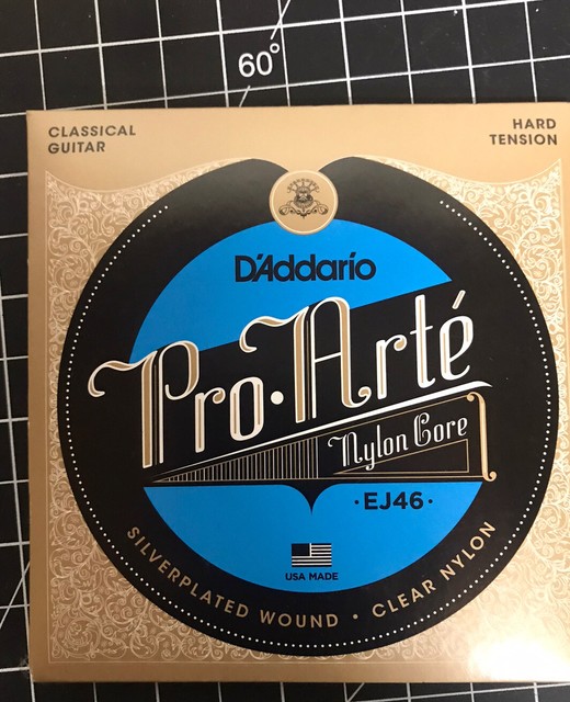 D'Addario Ej46 Pro-arté Hard Tension Classical Guitar Strings Nylon for
