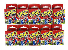 UNO Go Mini Card Game Mini Travel Pocket Sized Cards Mattel Brand New Lot of 10