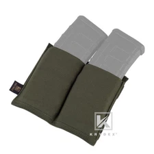 KRYDEX Double 5.56 Mag Pouch Open Top Mag Carrier High Speed MOLLE Ranger Green