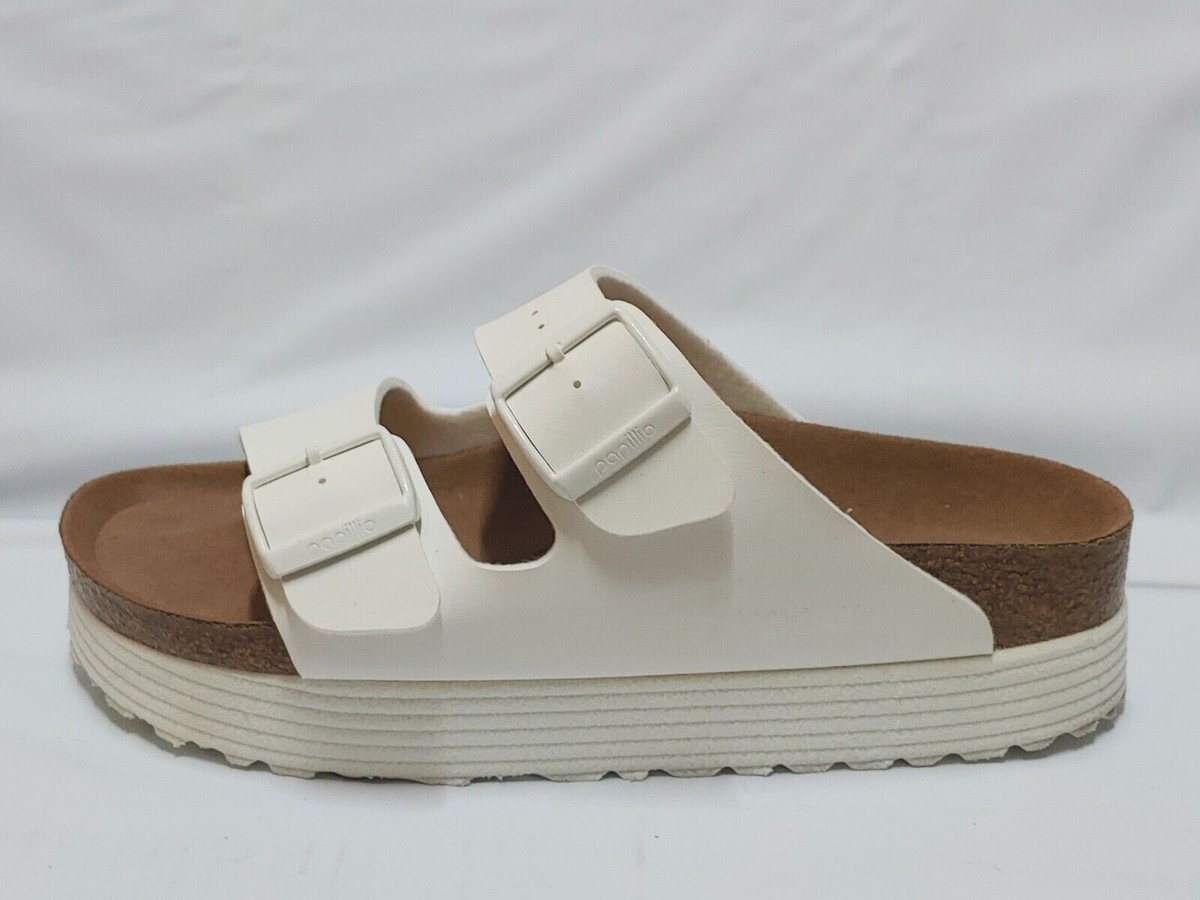 Papillio by BIRKENSTOCK ☆ Arizona Birko-Flor Platform Papillio Arizona Platform Vegan stone coin Birko-Flor by
