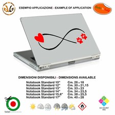 Heart leg infinite sticker notebook sticker footprint pvc black white red