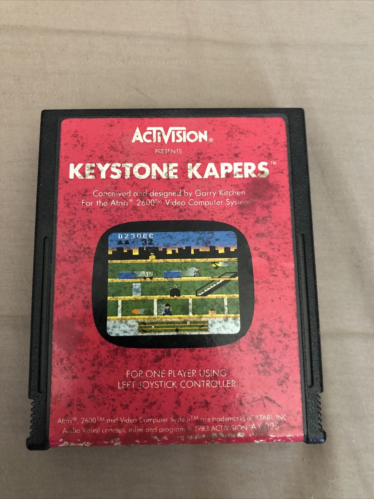 KEYSTONE KAPERS Activision Atari 2600 Custom Graphic Gamer 