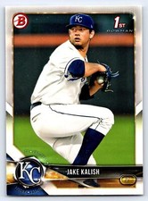 2018 Bowman #BP77 Jake Kalish Kansas City Royals BASEBALL Card
