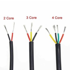 Image of 2/3/4 Core Silicone Rubber Cable 0.3mm²~4mm² Tinned Copper Wire Soft Power Cable