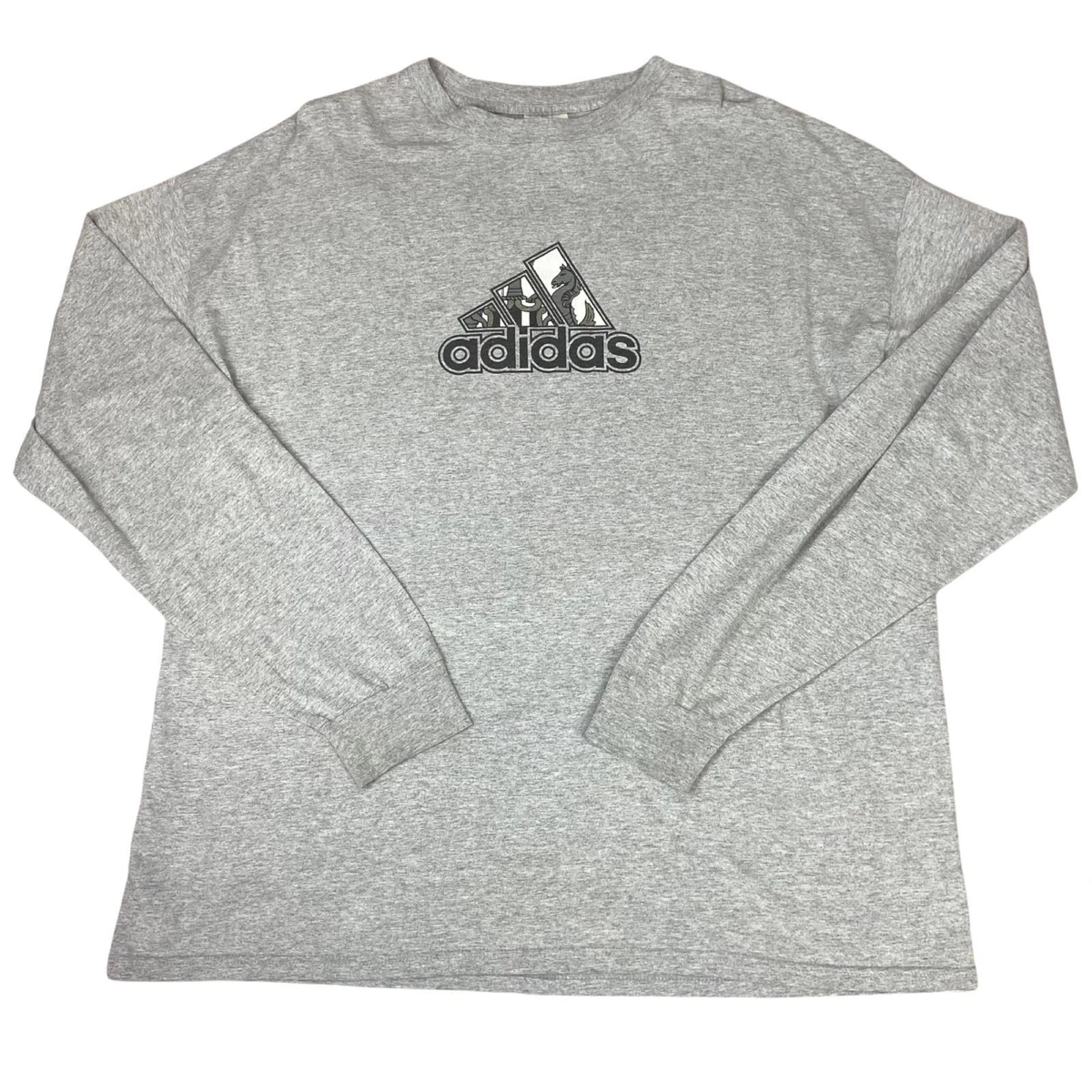 Grey adidas clearance t shirt