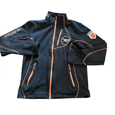 Rossignol Limited Clim RWC World Cup Men s Jacket Snow Skiing Full Zip Black L