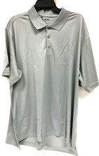Adidas Golf Men  s Grey A130 ClimaLite Pique Polo Shirt Size 2XL New With Tags