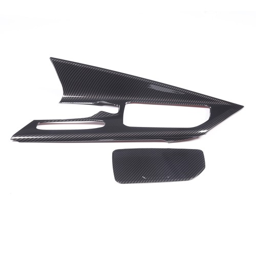 ABS Carbon Car Center Console Panel Cover Styling Trim For Corvette C8 2020-2024 - Picture 8 of 8