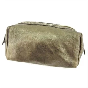 Sac pochette Gucci Guccissima marron cuir or femme S878