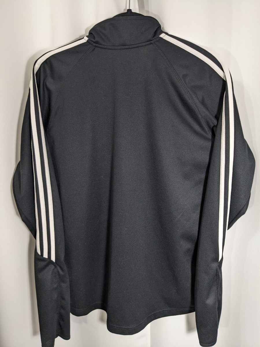 Vintage 2000's Adidas Men's 1/4 Zip 3 Stripe Track Jacket Vintage 2000's Adidas Men's 1/4 Zip 3 Stripe Track Jacket