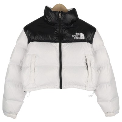 THE NORTH FACE Nuptse Short Women Jacket M White 700 Down  