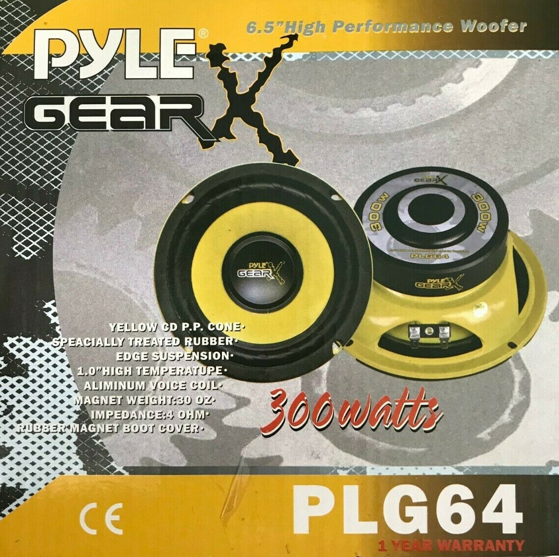 Pyle - PLG64 - Woofer 6.5
