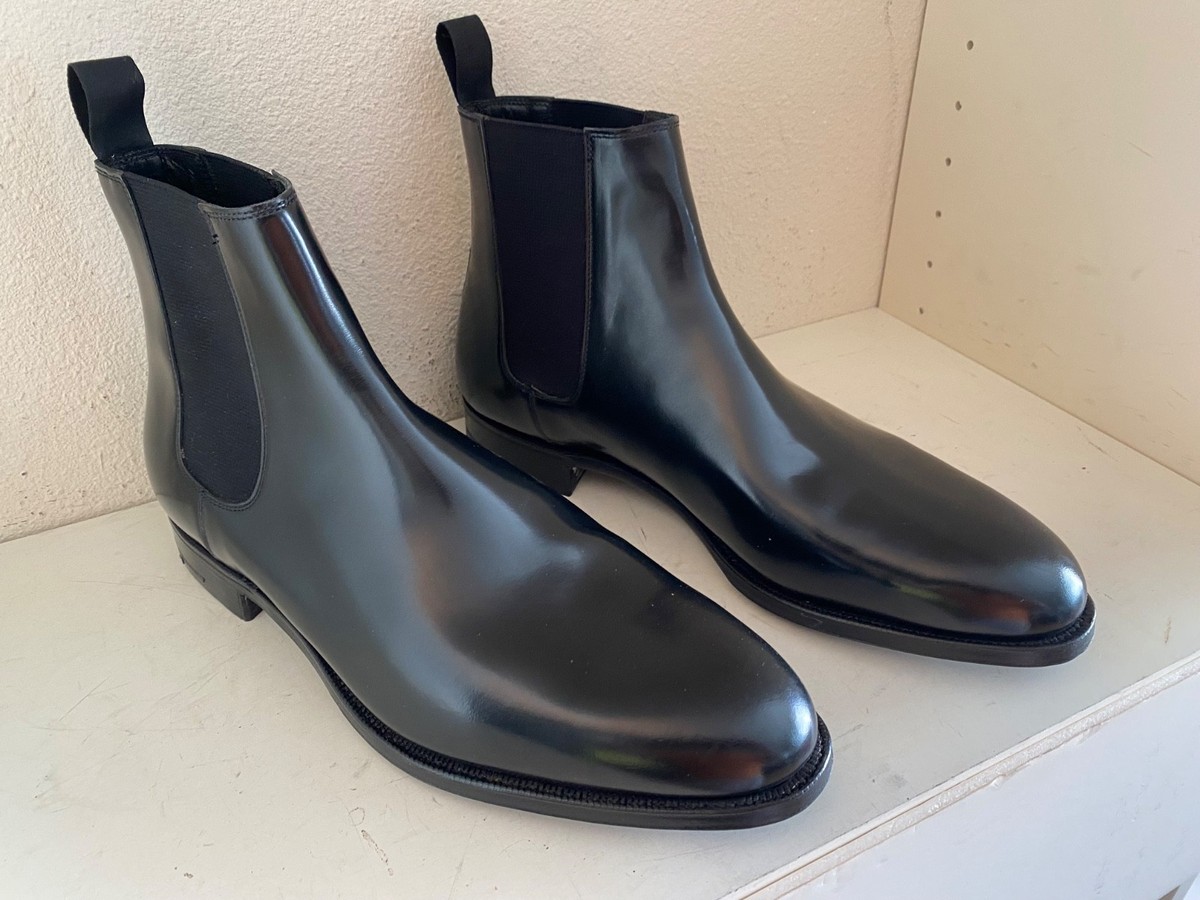Polo by Ralph Lauren Black Leather Chukka Chelsea Boots Men main image 3