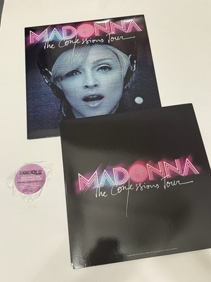 Madonna The Confessions Tour Vinyl 2LP - RSD Starburst Pink Splatter Record RARE