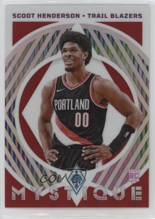 2023-24 Panini Phoenix Mystique Red 110/125 Scoot Henderson #17 00y3