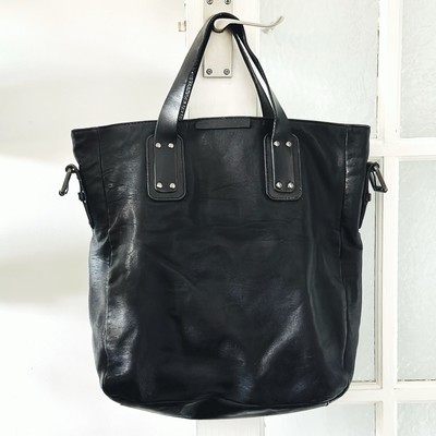 Marc by Marc Jacobs 100% Echtleder große lässige Tasche, schwarz