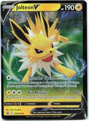 Jolteon V - SWSH151 Promo Holo Sword & Shield Black Star Promo