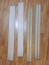 4 Wood Trim Pieces, Architectural Salvage, Reclaimed Vintage Wood 33x3.5