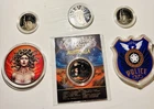 Copper & Special Dollar, Proof Coins. Two 5oz Rounds,1oz Zombie Vixens ++