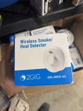 Brand New 2GIG-SMKT8-345 Wireless Smoke/Heat/Freeze Sensor