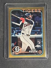 2024 Topps Chrome Colt Keith RC True Gold /50 #2 Rookie Detroit Tigers