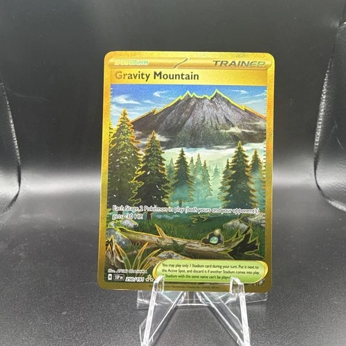 Pokémon TCG Gravity Mountain 250/191 Surging Sparks Hyper Rare Holo Eng