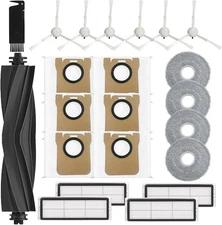22 Pcs Replacement Parts for Dreame L10s Ultra Robot Vacuum Accessories Gray 