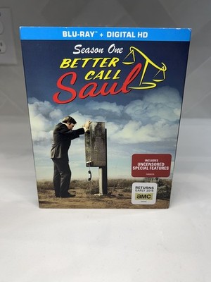 Better Call Saul Season 1 Blu Ray and Slip Cover 