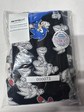 Sonic The Hedgehog Kids Pajama Set Size 10 Black Long Sleeve Top  Pants