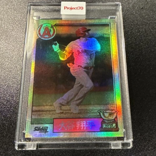 Shohei Ohtani Topps Project 70 # 650 Rainbow Foil LE 30/70 Angels Dodgers Hot!