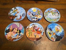 Peter Pan Walt Disney Collection First Edition Series plate set of six limited