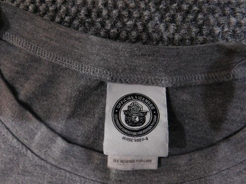Smokey Bear Shirt Womens Medium Gray Only You Prevent Wildfires Graphic Soft Tee - Picture 4 of 13