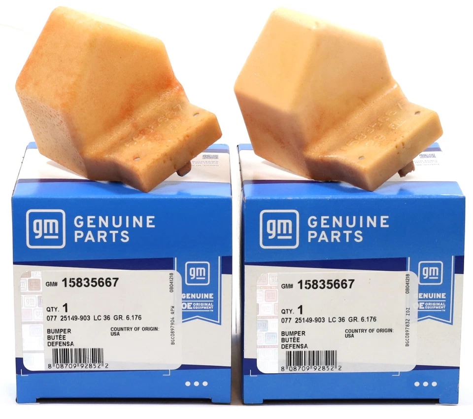 Genuine GM 15835667 Front Jounce Bump Stops x2 2001-2010 Duramax LB7 LLY LBZ LMM - Image 2 of 4