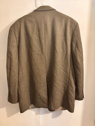 Vintage 80s-90s Lands End Tweed Wool Blazer Made In USA Size 43 R - Picture 2 of 20